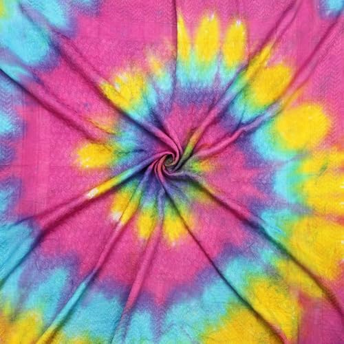 Keffieh en coton Freak Scene multicolore 100 x 100 cm