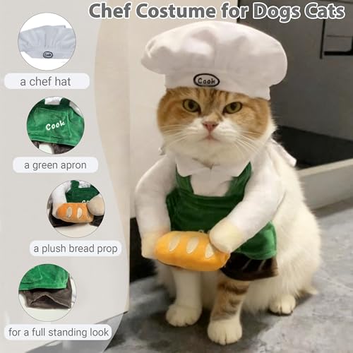 Disfraz de Chef para Perros y Gatos Talla B2 miniatura 3