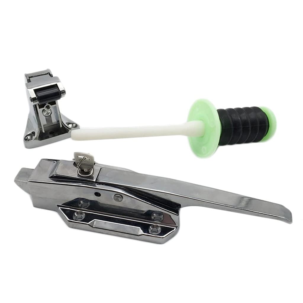 Sdgcfgjw High Seat Freezer Handle, Oven Lock Low Temperature Resistance High Cabinet Accessories Anzhi Full Convex Door(High Seat)