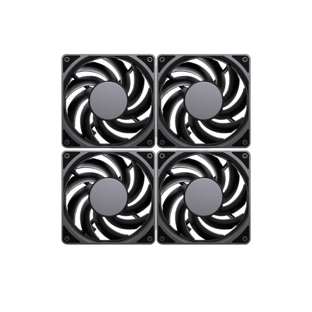 Bykski 120-mm-PWM-Lüfter, kompatibel mit Wasserkühlung, Kühler, PC-Gehäuse, Kühlkörper, 3008 U/min, CF-AP3000EX-X(4pcs fan)