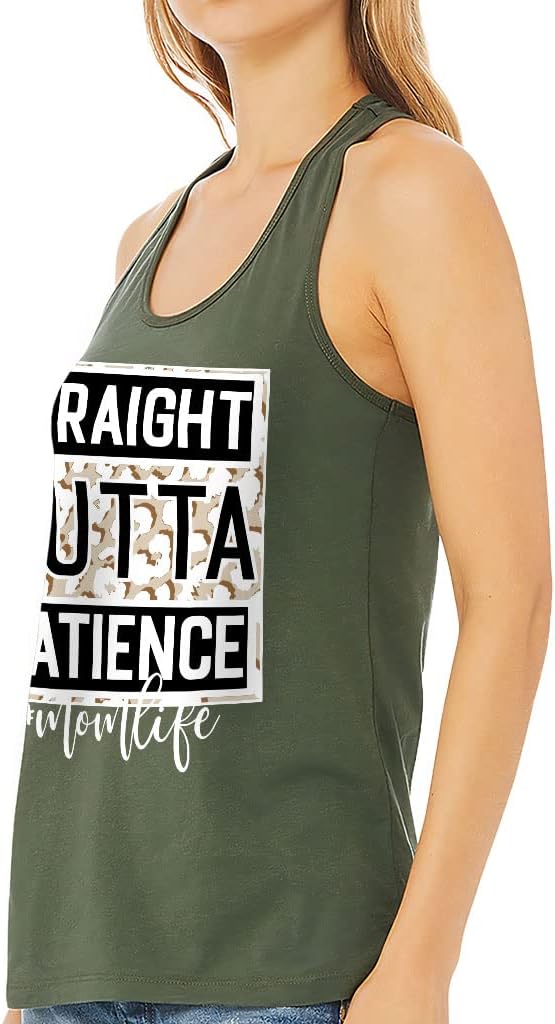 Momlife Women's Racerback Tank - Cheetah Tank Top - Art Workout Tank