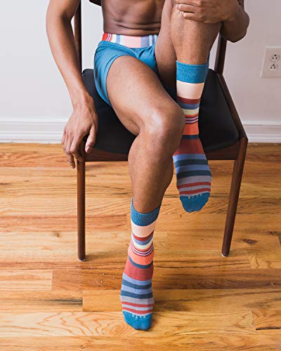 RLTD Men's Boxer Brief Socks Matching Underwear Set, Shield, X-Large, 3 Piece 1 Pack