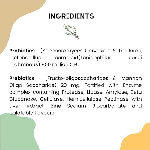 Miniatura 7 de Unleash Wellness Jolly - Suplemento prebiótico y probiótico para perros y gatos, soporte para diarrea y intestinal, digestión mejorada, inmunidad,