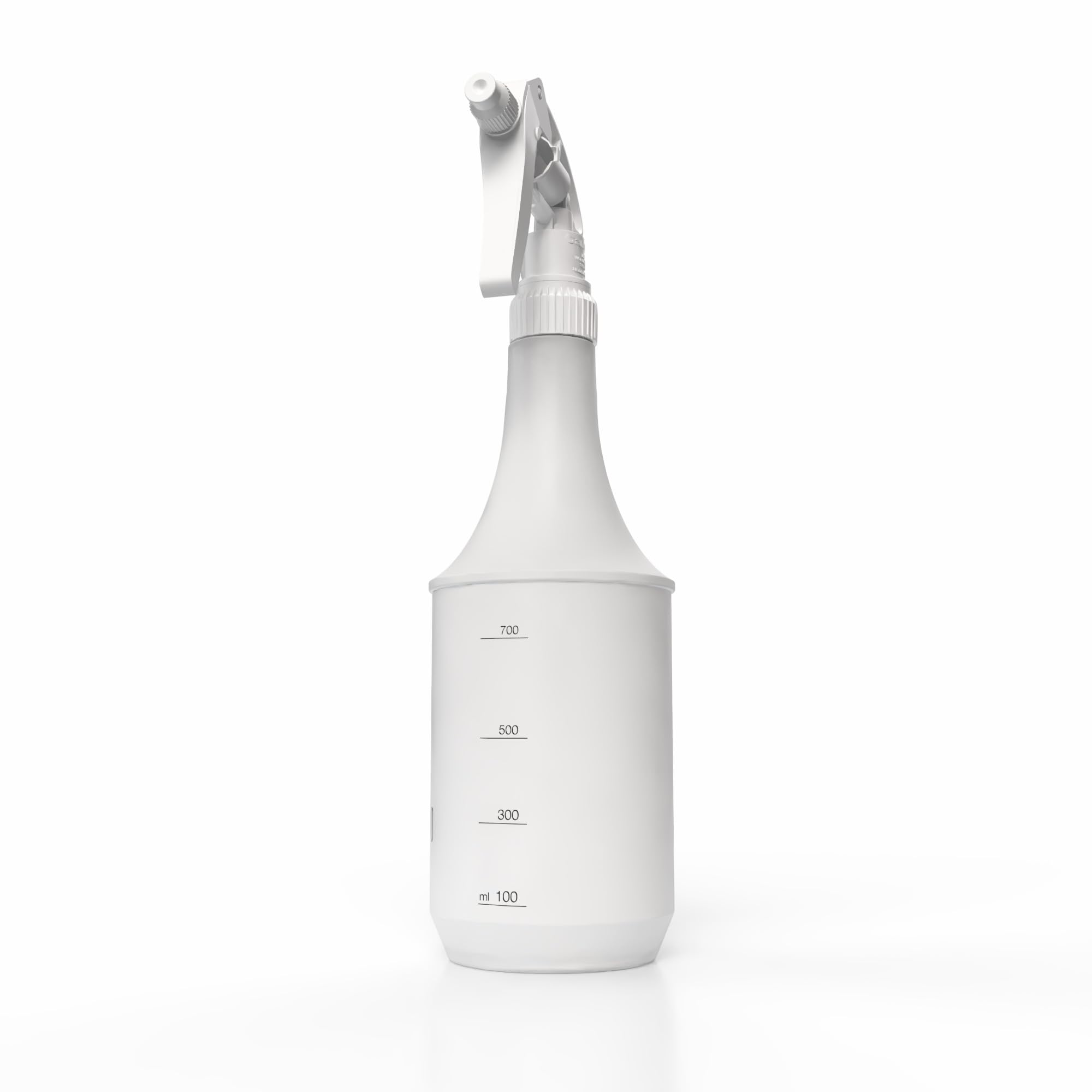Lot de 10 flacons pulvérisateurs de 1 l à remplir | Résistant aux produits chimiques avec tête de pulvérisation Canyon de qualité supérieure et échelle | Convient pour les détergents