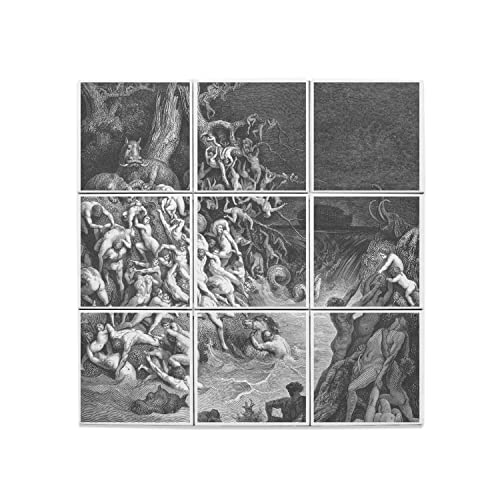 Carreaux Céramique Gustave Doré pour remplacer un tableau mural classique