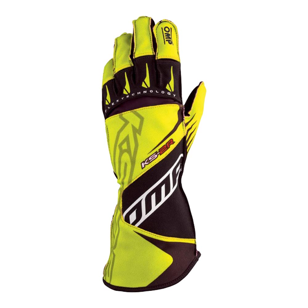 KS-2R GLOVES MY2022 BLACK/YELLOW SIZE M