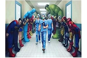 Diamond Painting Kits for Adults: Superhero - Doctor Scrubs