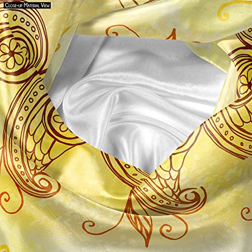 Image of ArtzFolio Ethnic Circular Ornament D5 | Reusable Sack Bag | Bag for Gym, Storage, Vegetable & Travel