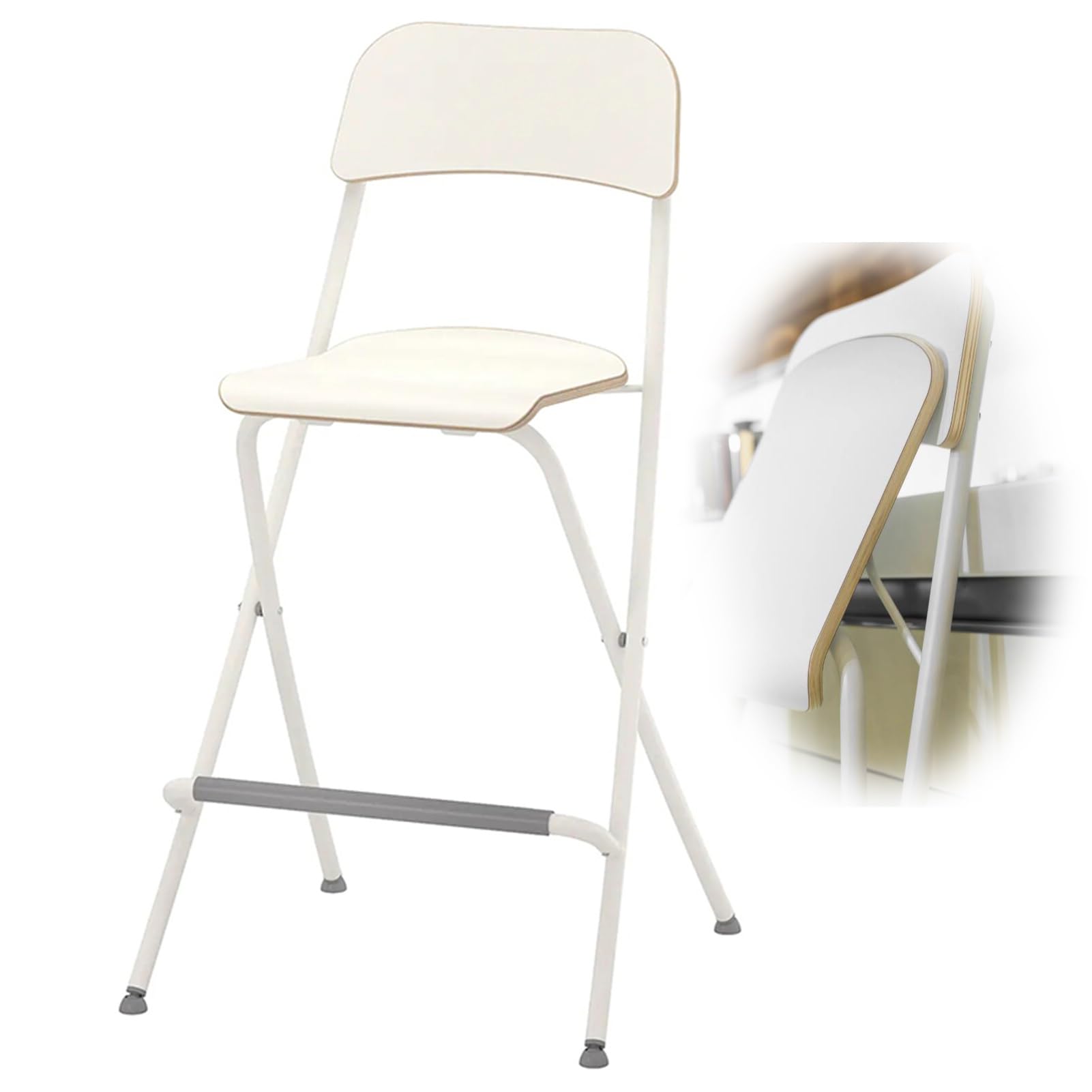 Amazon｜バースツール 大人用 北欧 カウンター チェア ポータブル