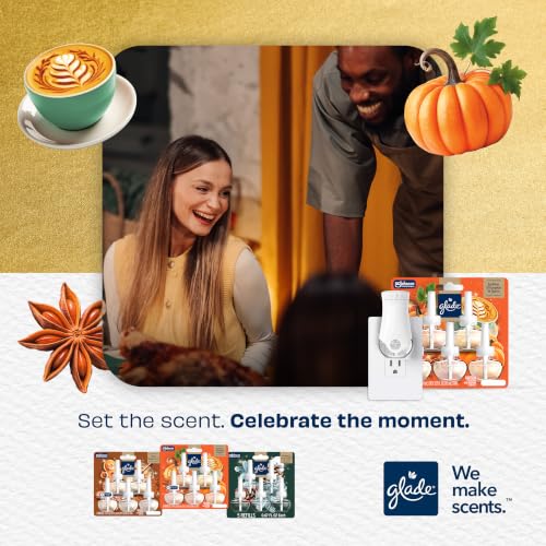 Glade PlugIns Scented Oil 5 Refills, Air Freshener, Golden Pumpkin & Spice, 3.35 fl oz, Pack of 5 - image 6