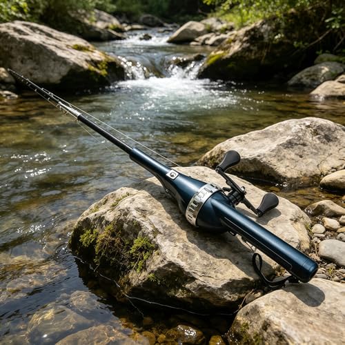 Folding Fishing Pole & Reel Combos Collapsible Telescopic Mini Fishing Rod, Ultra-Compact Foldable Gear for Travel, Hiking & Backpacking Enthusiasts by xieyaxie - Used condition - Image 9