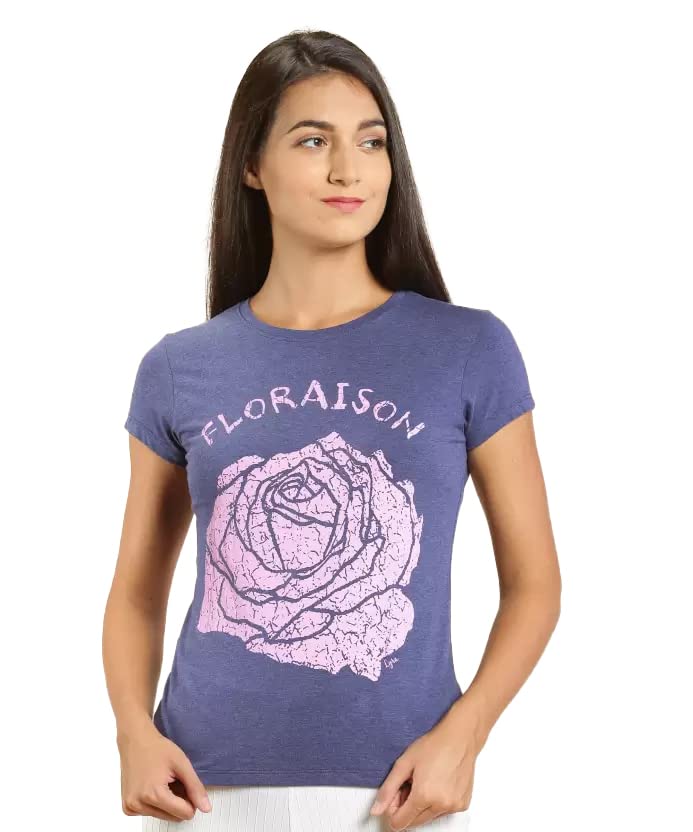 Image of Lyra Women's Cotton Regular Fit T-Shirt