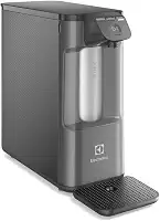 Purificador de Água Gelada Fria e Natural Elétrico Compacto Eletronico placa Electrolux Filtro refil 6 meses ou 3000l Painel Touch Bivolt Grafite PE12G
