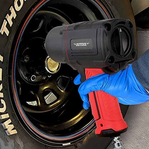 Dotool Air Impact Wrench 1/2 Inch, Twin Hammer With 1200Ft-Lb Max Loosening Torque, Heavy Duty Pneumatic Impact Gun For Auto Repair, Changing Tires, Automobile Industry #TOP6