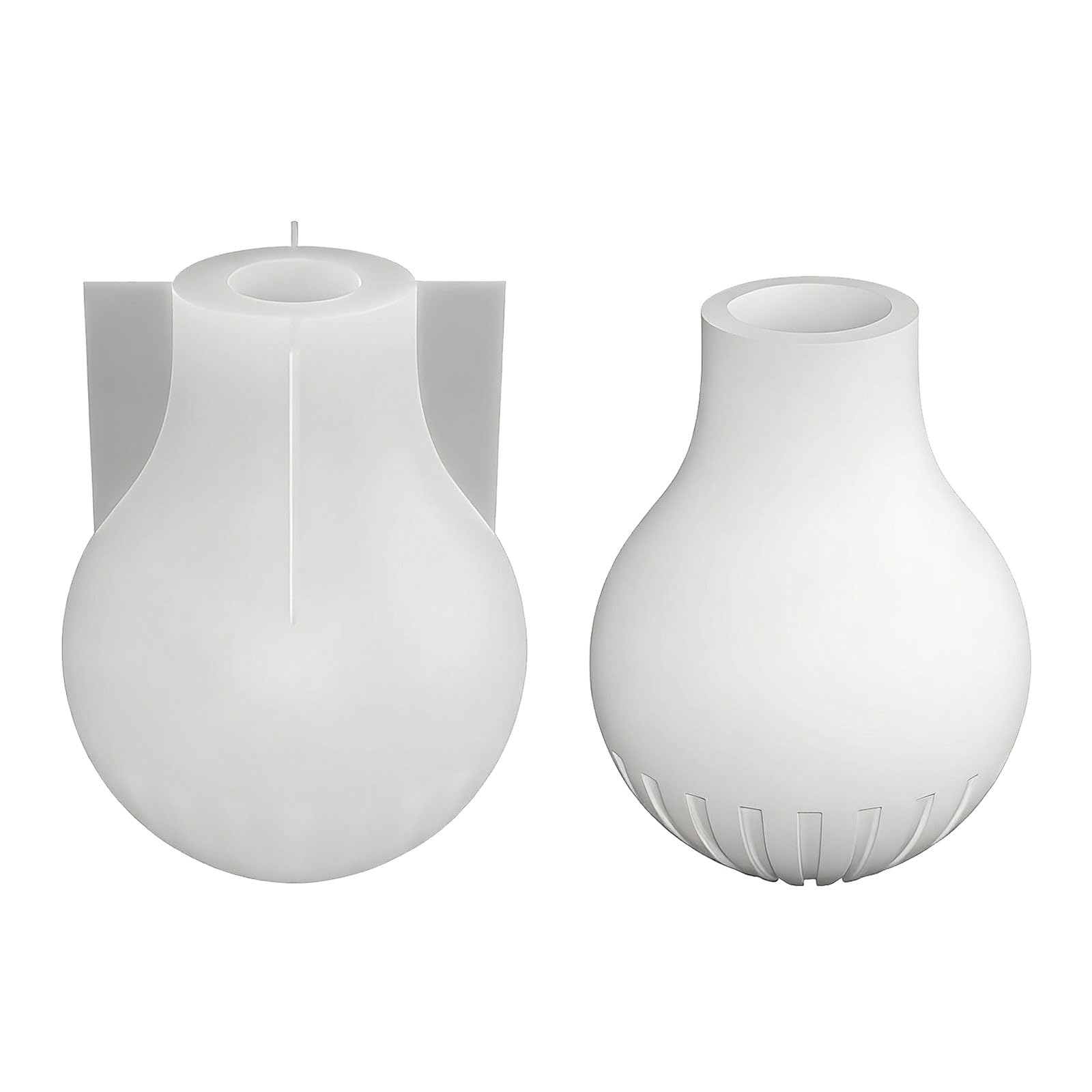 Silicone Vase for Epoxy Resin Casting Candlestick Holder Gypsum Decoration Elastomer Flower Jar Cast