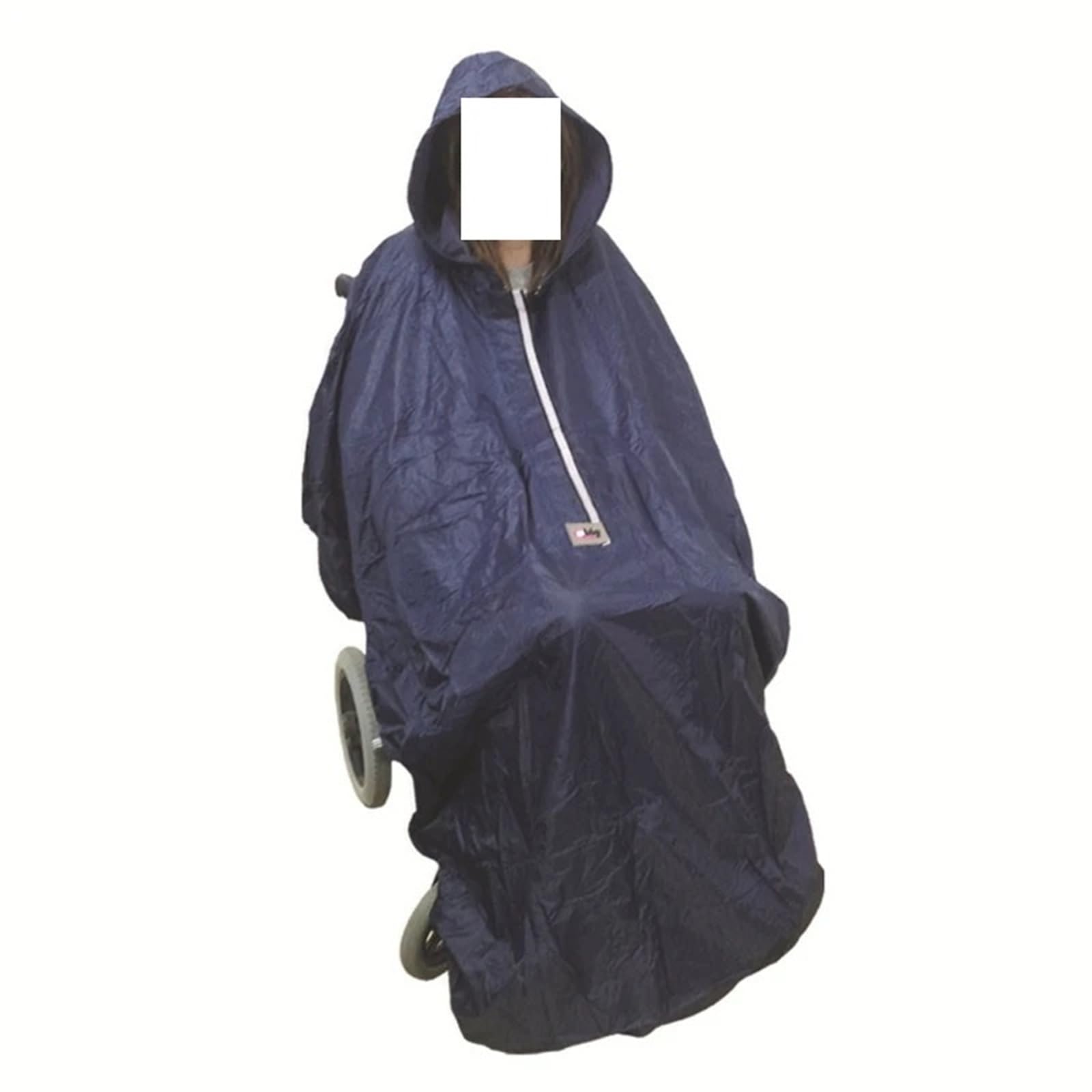 Poncho Impermeable Para Silla De Ruedas Y Scooter De Movilidad - Con Tiras Reflectantes Y Bolsillo, Protección Total Contra Lluvia