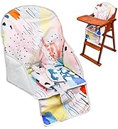Star Baby High Chair Seat Cushion Liner Pad Cover Mat And 5 Point Harness Straps, 1 Set - View #8