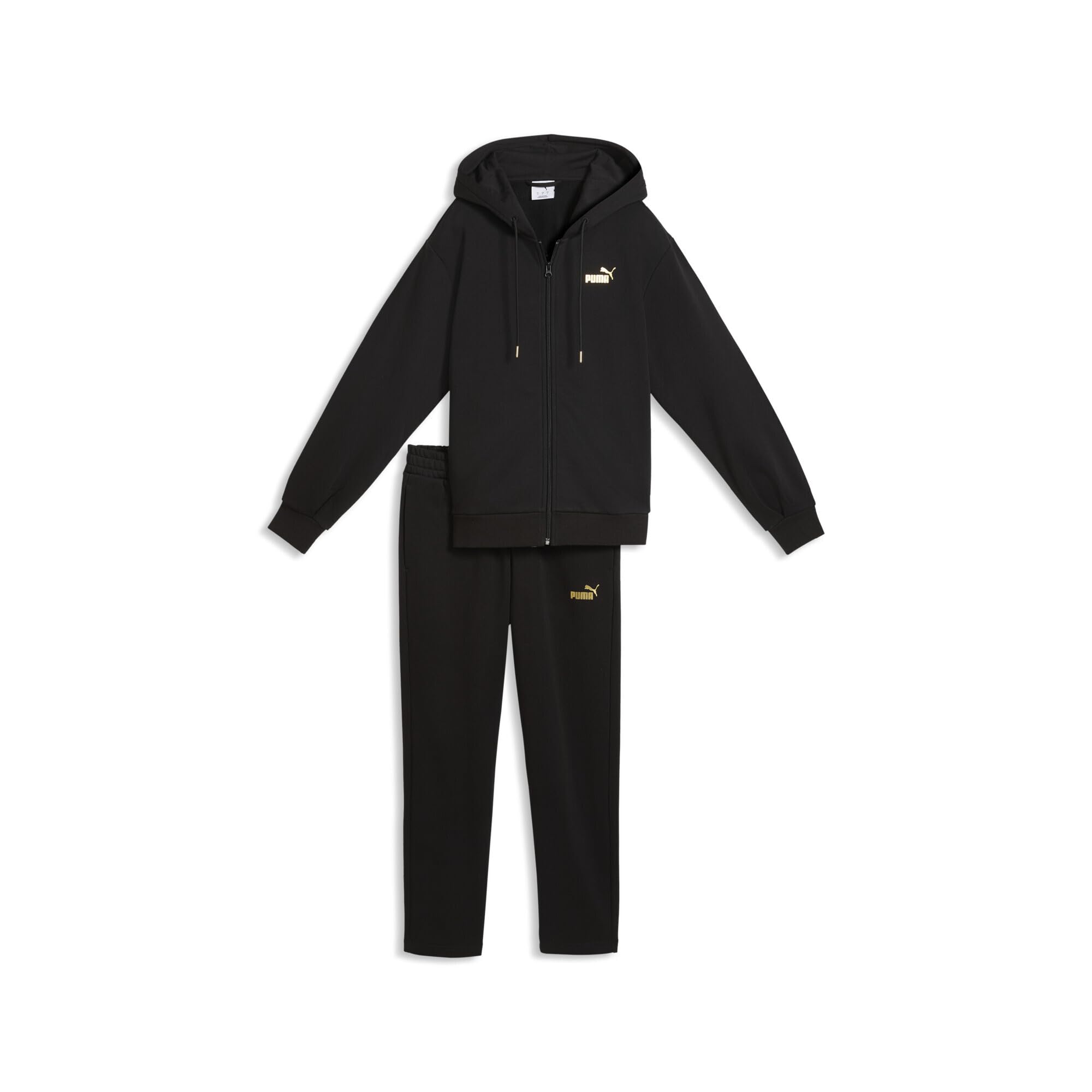 PUMA Metallic Hooded Standard Sweat Suit Fl Op Trajes de punto Mujer (Pack de 1)