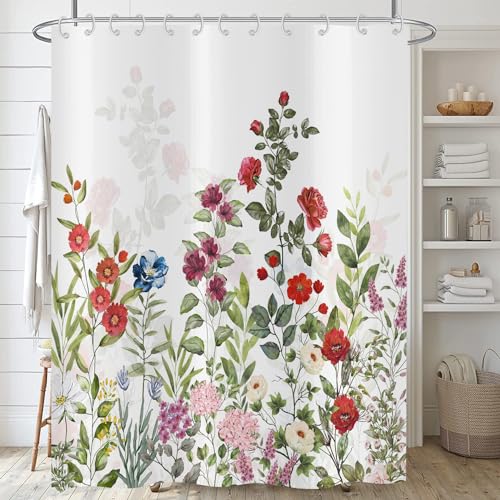 ASDCXZ Flower Shower Curtain 180x180 cm - Image 3