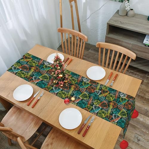 Chemin de table automne antidérapant décoration mariage Noël cuisine - 8
