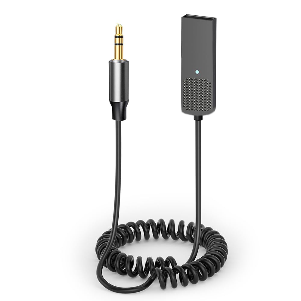 Amazon.com: NEWNEWLIU Aux Bluetooth Adapter 5.3 with Built-in