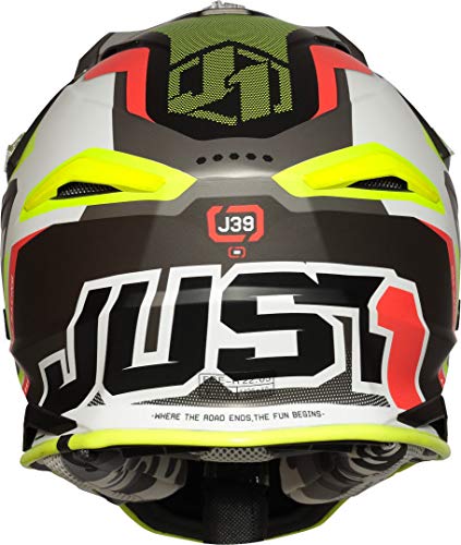 Just1 J39 Reactor Fluo Yellow-Red-Titanium - Matt