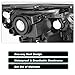 TUSDAR Headlight Assembly w/o LED fits For 2016 2017 2018 Toyota RAV4 16 17 18 Halogen OE Style Headlamp Left Driver and Right Passenger Side