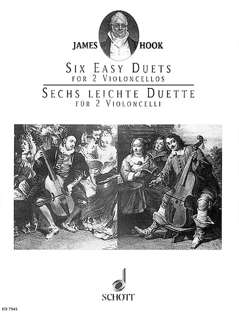 Six Easy Duets: op. 58. 2 cellos. Partition d'exécution.      Sheet music – January 1, 2000
