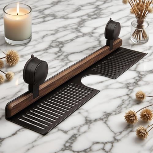 Plus de perçage avec l'étagère à ventouses pour douche et salle de bain - 4