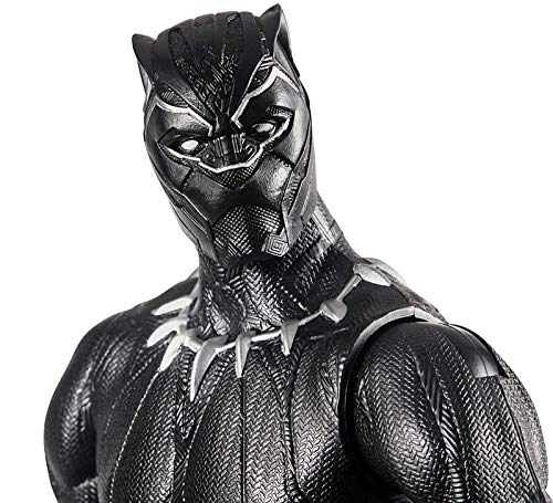 Boneco colecionador dos Vingadores da série Titan Hero - Blast Gear - Boneco da Pantera Negra de 30