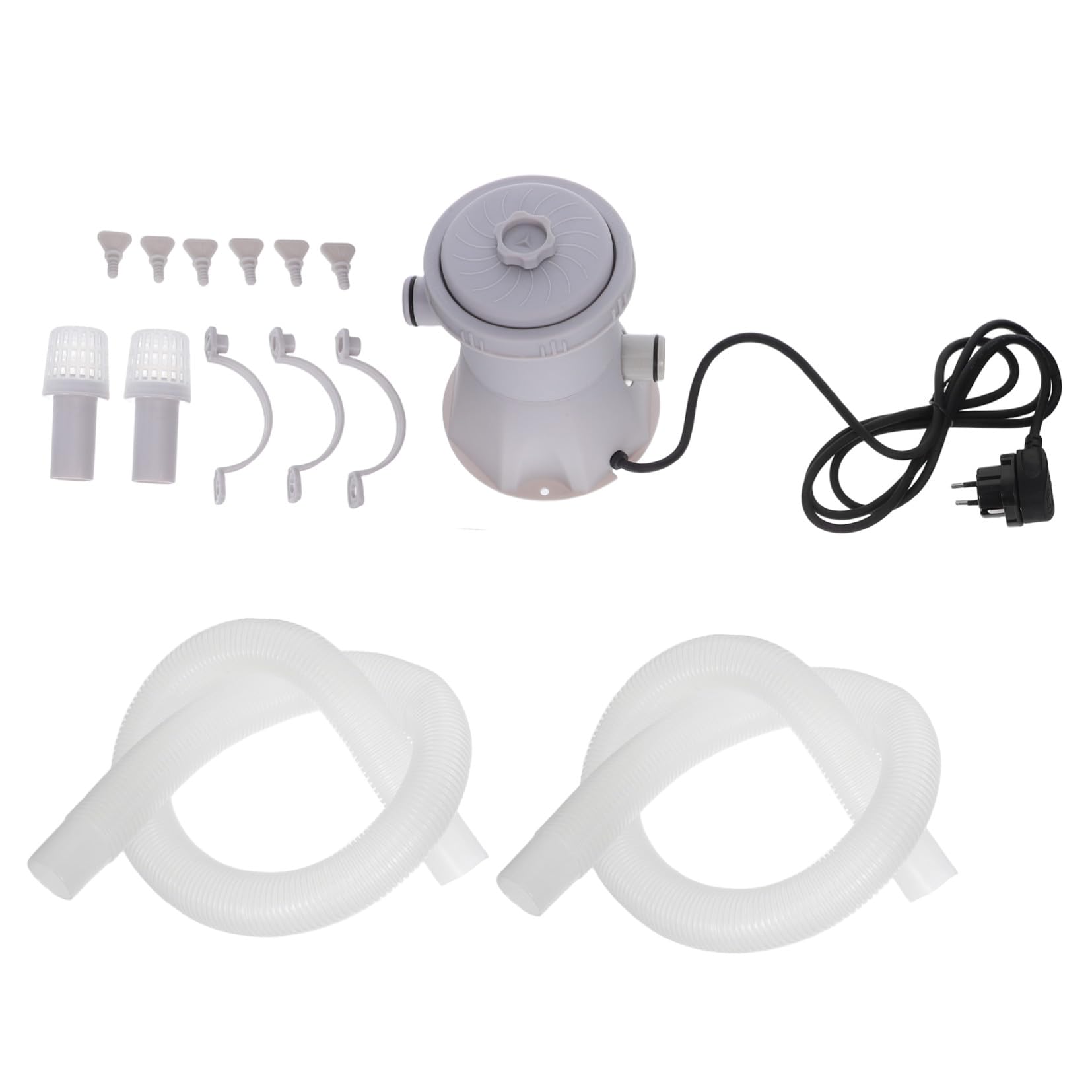 SHINEOFI Bomba Piscina Pequeña Eléctrica para Limpieza y Circulación Depuradora Piscina Desmontable y Silenciosa Sistema de Filtración Avanzado Fácil Mantenimiento para Verano