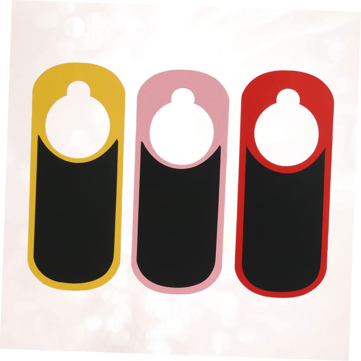 ARTIBETTER 3Pcs Double Sided Chalkboard Sign Do Not Disturb Message Board Wood Home Decoration for Office Clinics Hotels Reusable Modern Design