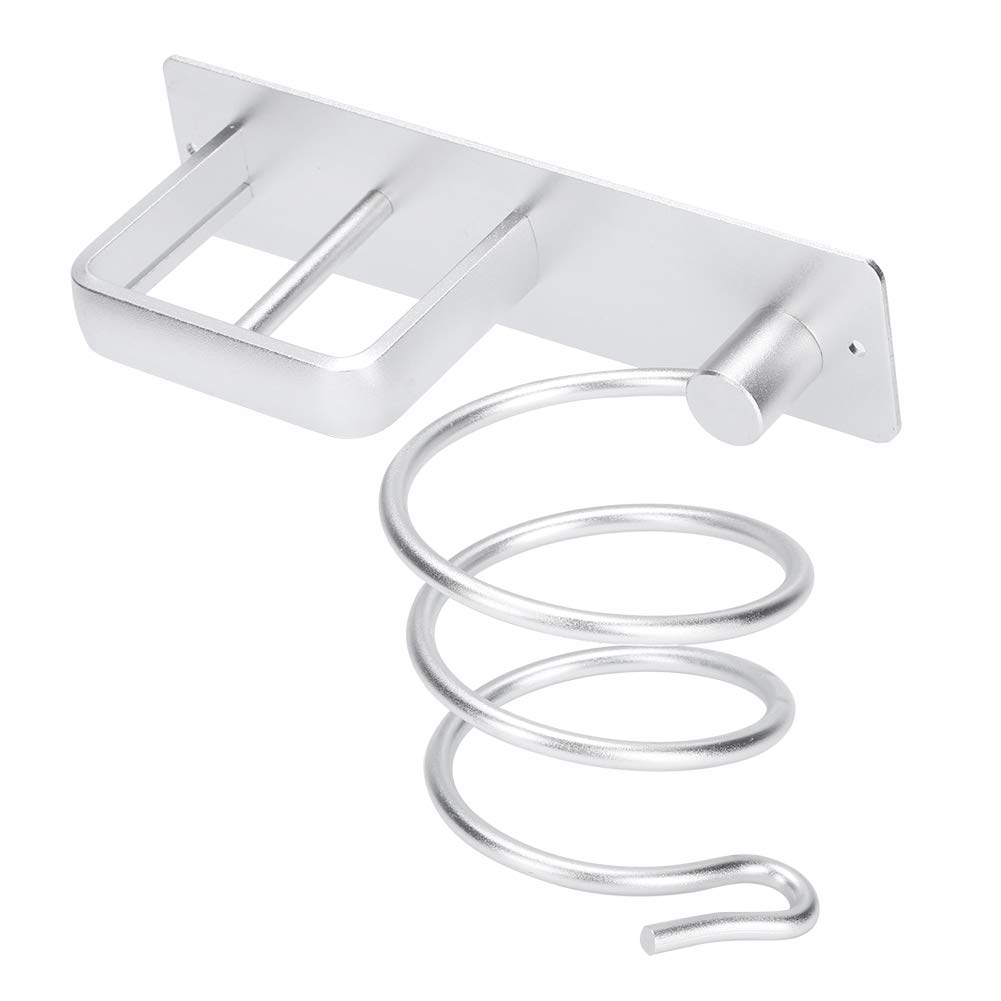 Alvinlite Hair Dryer Rack Wall Mounted Hair Dryer Storage Basket for Store Hair Dryer Curling Iron Hair Straightener