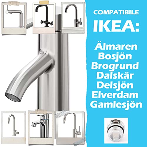 Adattatore rubinetto M18.5 - M22 compatibile con