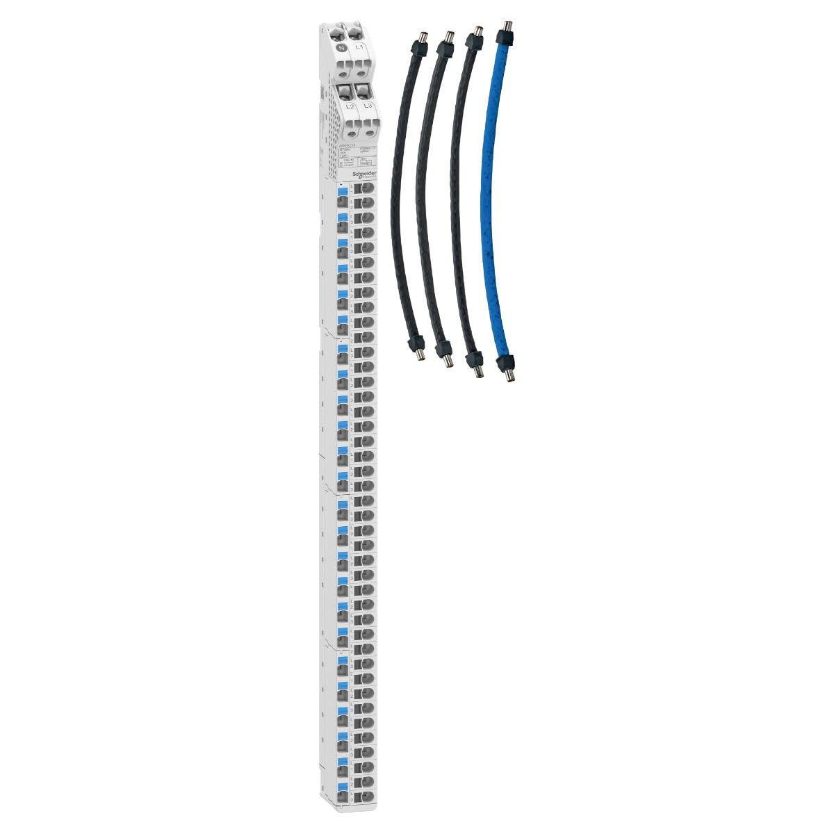 Acti9 Vdis - répartiteur vertical - 160A 250/​440V 66 points de connexion - A9XPK715