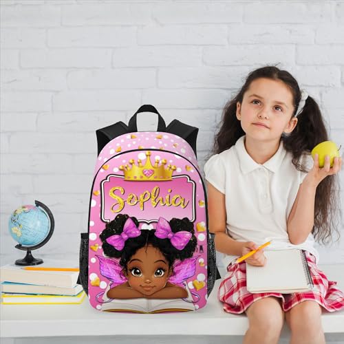 Custom Backpack for Kids School bag Girls with Name Bookbag for Daughter Back to School Gift for Preschool Kindergarten (Design 1) 5