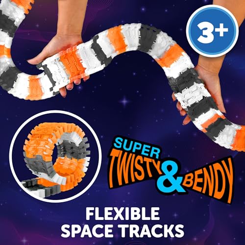 image for USA Toyz Galactic Race Tracks for Kids- 250pk Speedway Race Car Track 