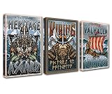Tucocoo Vikings Valhalla 3-Panel Canvas