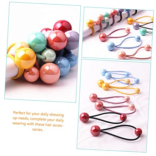 Accessoires de queue de cheval filles Beavorty élastiques cheveux boules - 6
