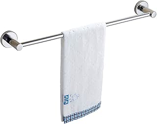 BlanceEG Single Towel Rack, SUS 304 Stainless Steel Towel Bar for Bathroom, Kitchen (Chrome, 12-inch) - coolthings.us
