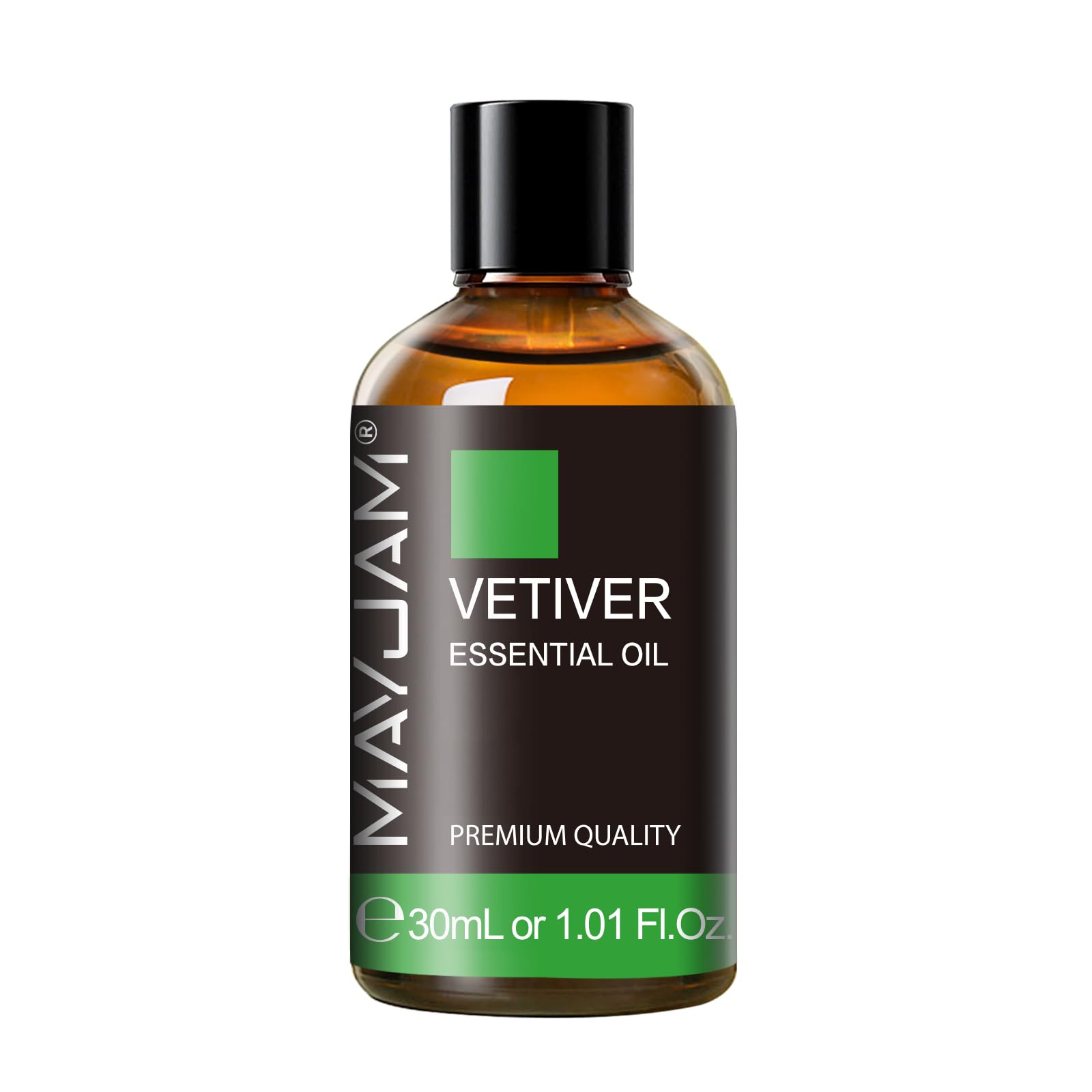 MAYJAM Vetiver Essential Oil for Diffuser Soap Candle Making, 1.01fl.oz