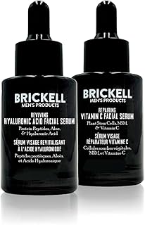 Brickell - Rutina diaria antienvejecimiento de suero de día y noche para hombre, totalmente natural y orgánico, sin perfume