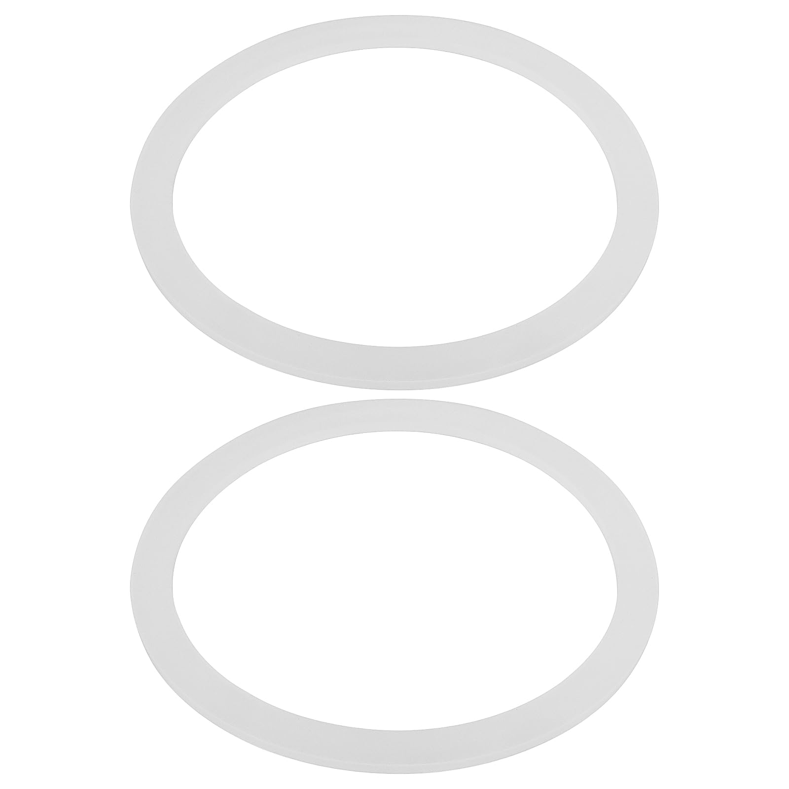 YINETTECH 2Pcs Light Lamp Rubber Gasket Glass Seal Spares OD 110mm ID 93mm Thickness 3mm Compatible with Coughtrie SG10