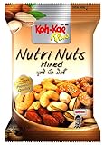 Koh-Kae Plus, Nutri Nuts Mixed(Almonds, Peanuts, Cashew Nuts), net weight 30 gram X 4 Packs