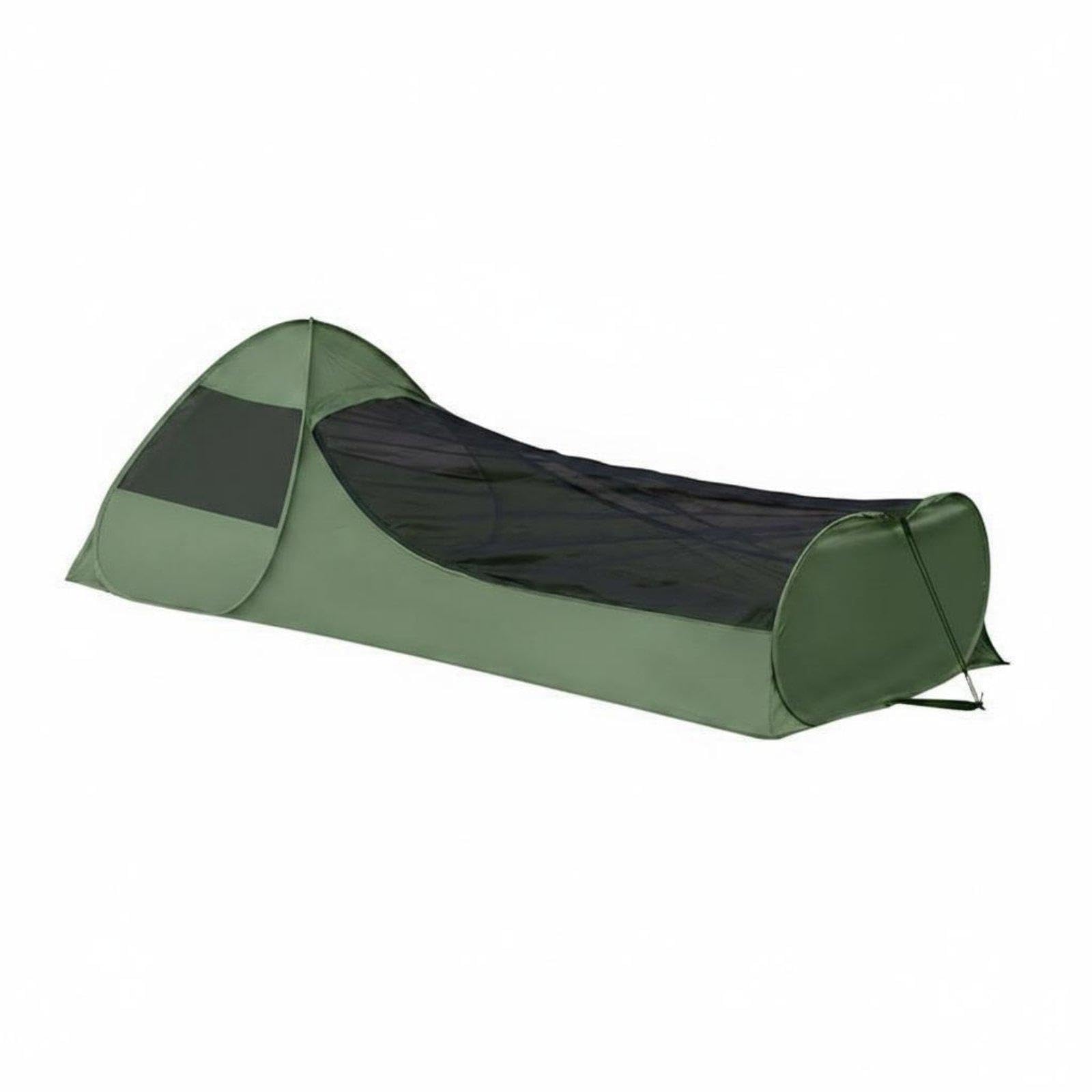 Instant-Setup up Net Tent Quick Open Freestanding Net Portable Single Person Shelter Tent for Campers, Backpackers, Outdoor, Hiking, Backpacking Army Green-image-13