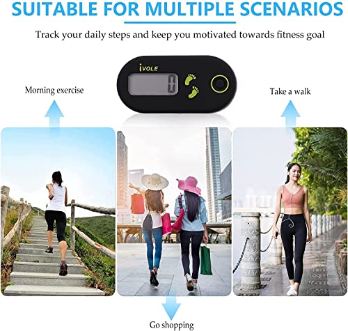 Sunshine Smile Schrittzähler Mini Ring - Einfach zum Gehen - Genau Elektronisch