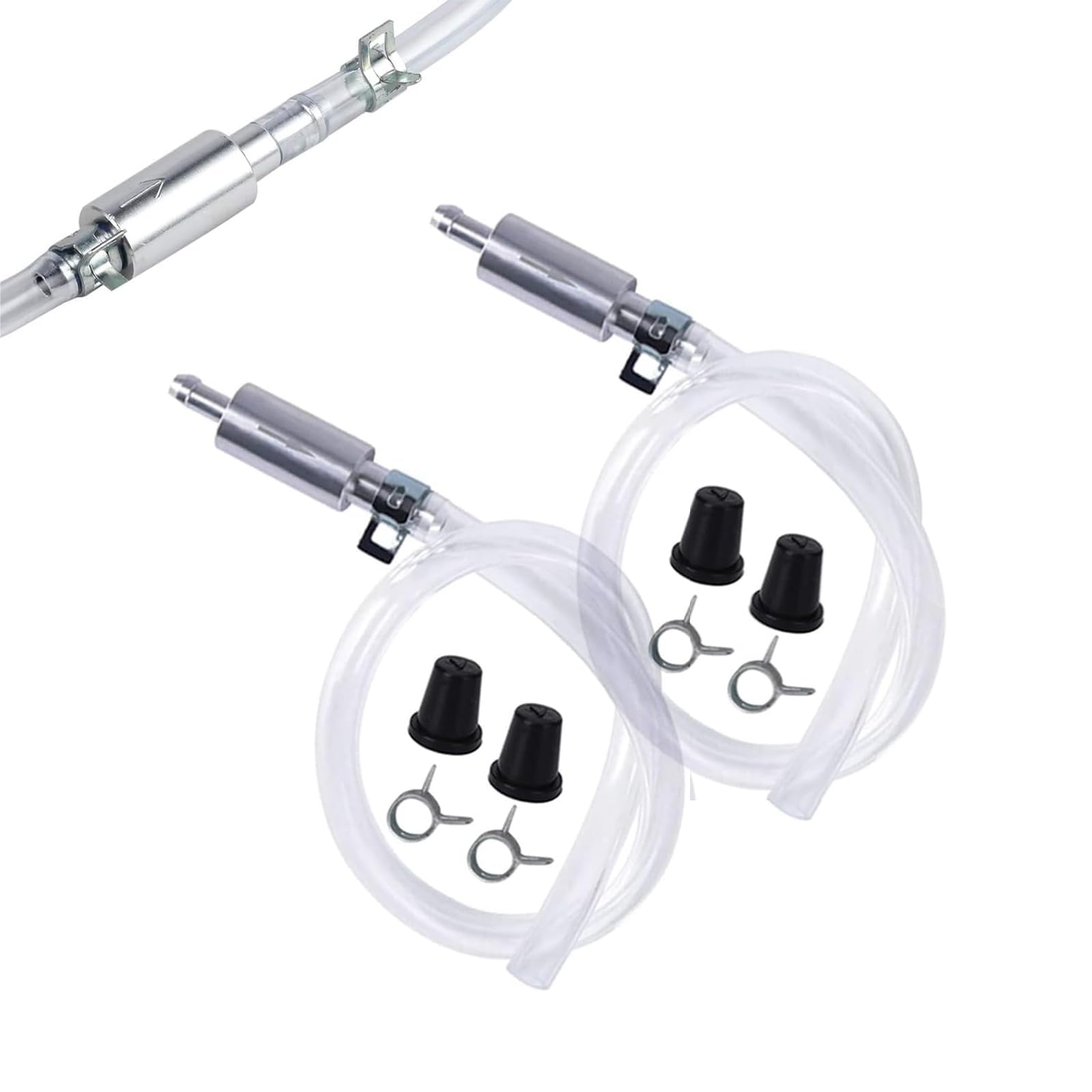Kit Spurgo Freni Moto, Spurgo Freni Auto con Valvola di Non Ritorno, Attrezzo Sanguinamento Idraulico Liquido per Impianto Frenante Motocicletta/Auto, Kit per Sanguinamento Freni ad Uso