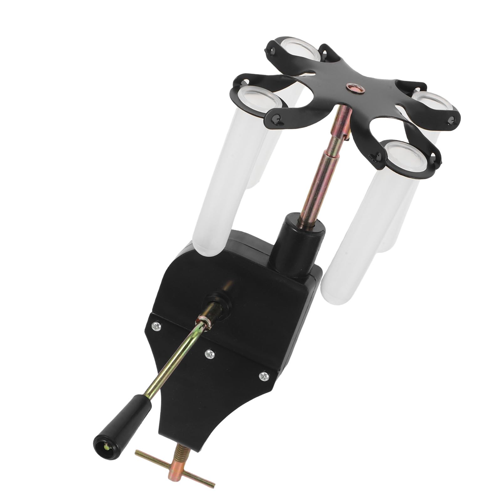 SHINEOFI Centrífuga Manual Manivela para Laboratorio Escolar, Equipo Experimental de Química y Física, Soporte Compacto y Portátil, Suministros Científicos para Secundaria