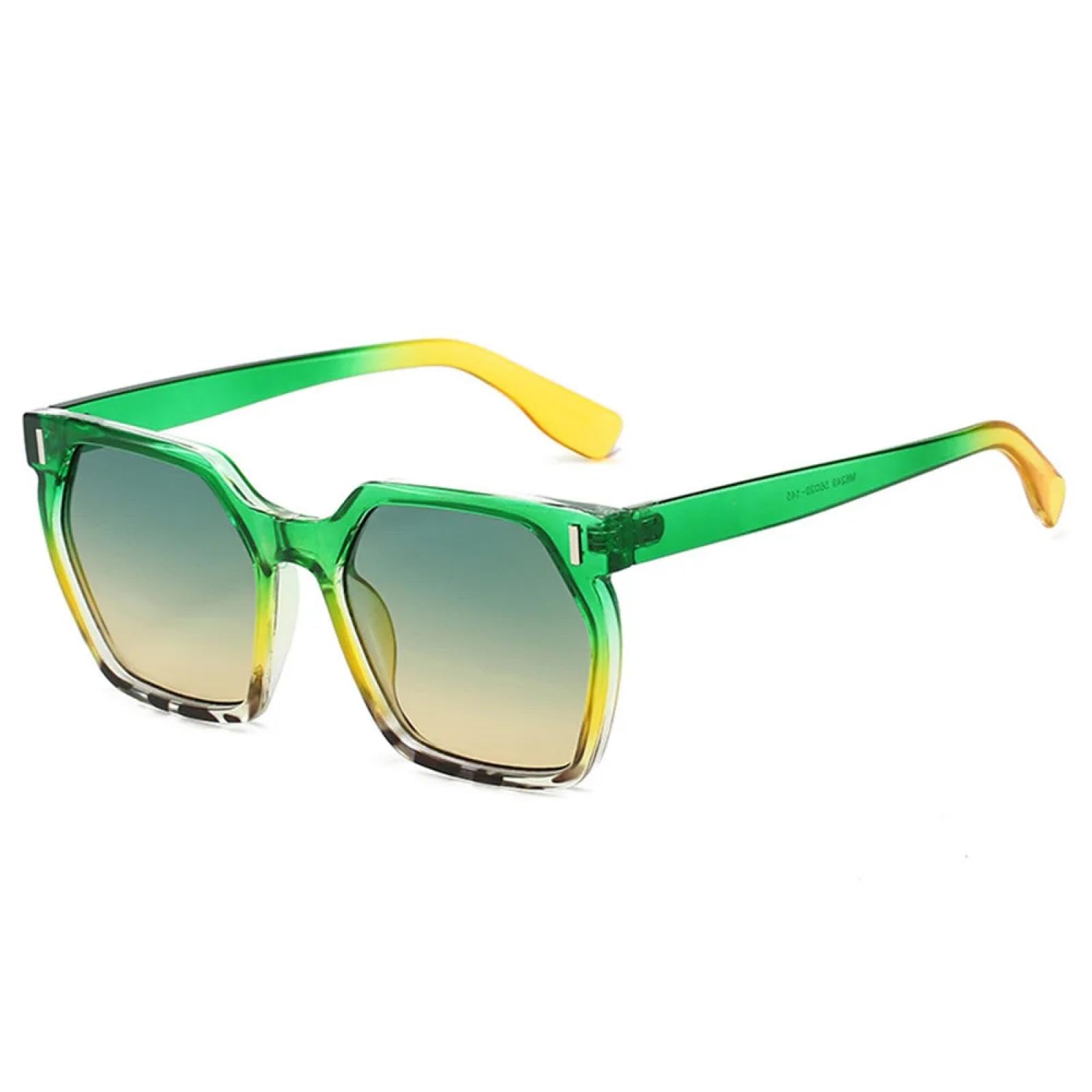 Lunettes de soleil léopard d'exception avec monture dégradée - 6