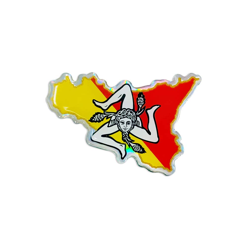 4R  32112 3D-sticker Italië HQ, 40 x 36 mm